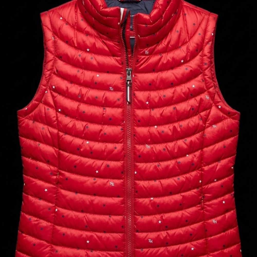 Tommy Hilfiger Women's Red Star-Patterned Vest